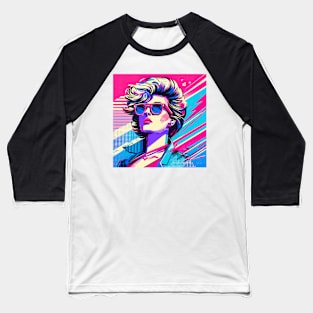 Vaporwave Diva 1980s Model Baseball T-Shirt